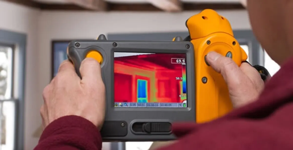 home energy audit service capturing thermal readings to analyze insulation and electrical efficiency in Saint Petersburg, FL