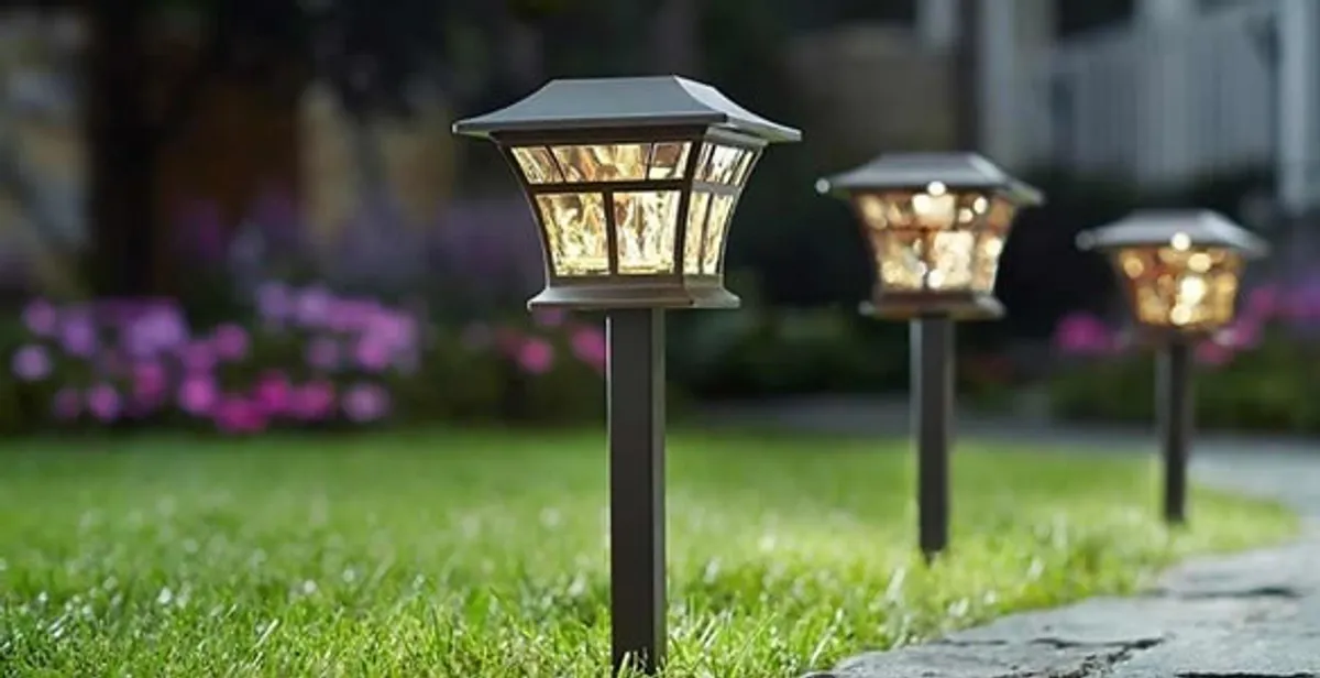 landscape lighting installation services with professionally installed pathway lights in Saint Petersburg, FL