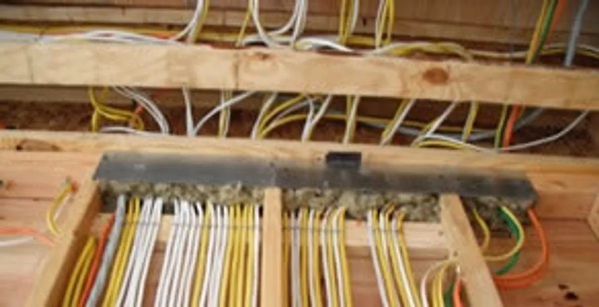 new construction wiring services with organized electrical rough-in performed by licensed electricians in Saint Petersburg, FL